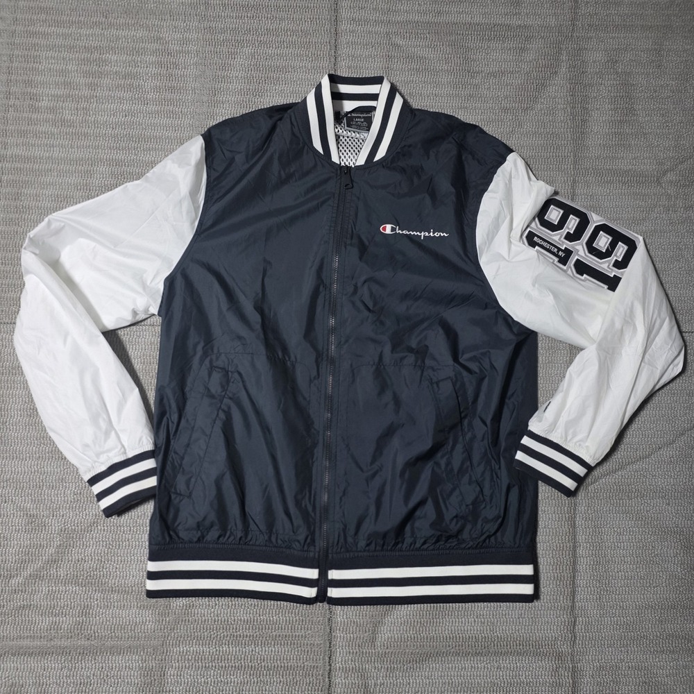 Champion 1999 Rochester N.Y. Windbreaker Zip Jacket Size L